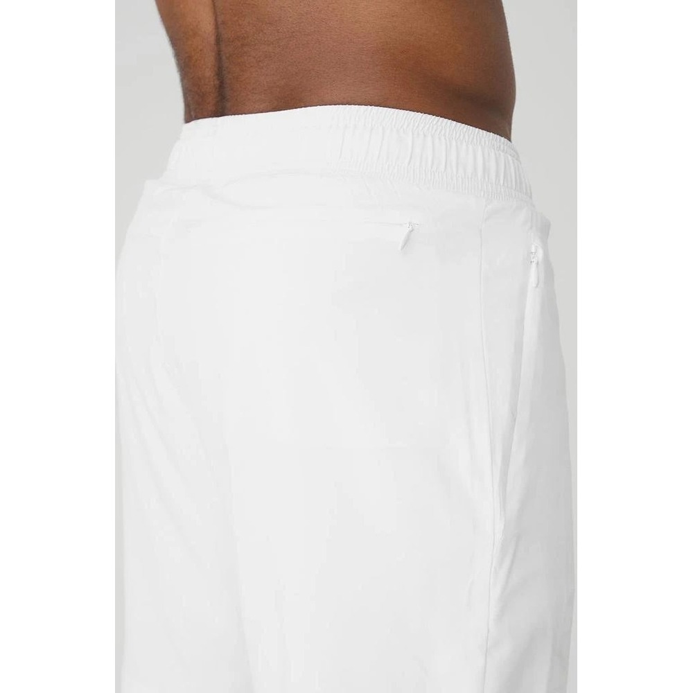 Alo Yoga Men's 7" Unity 2-In-1 Short in White Size Large - Picture 5 of 16